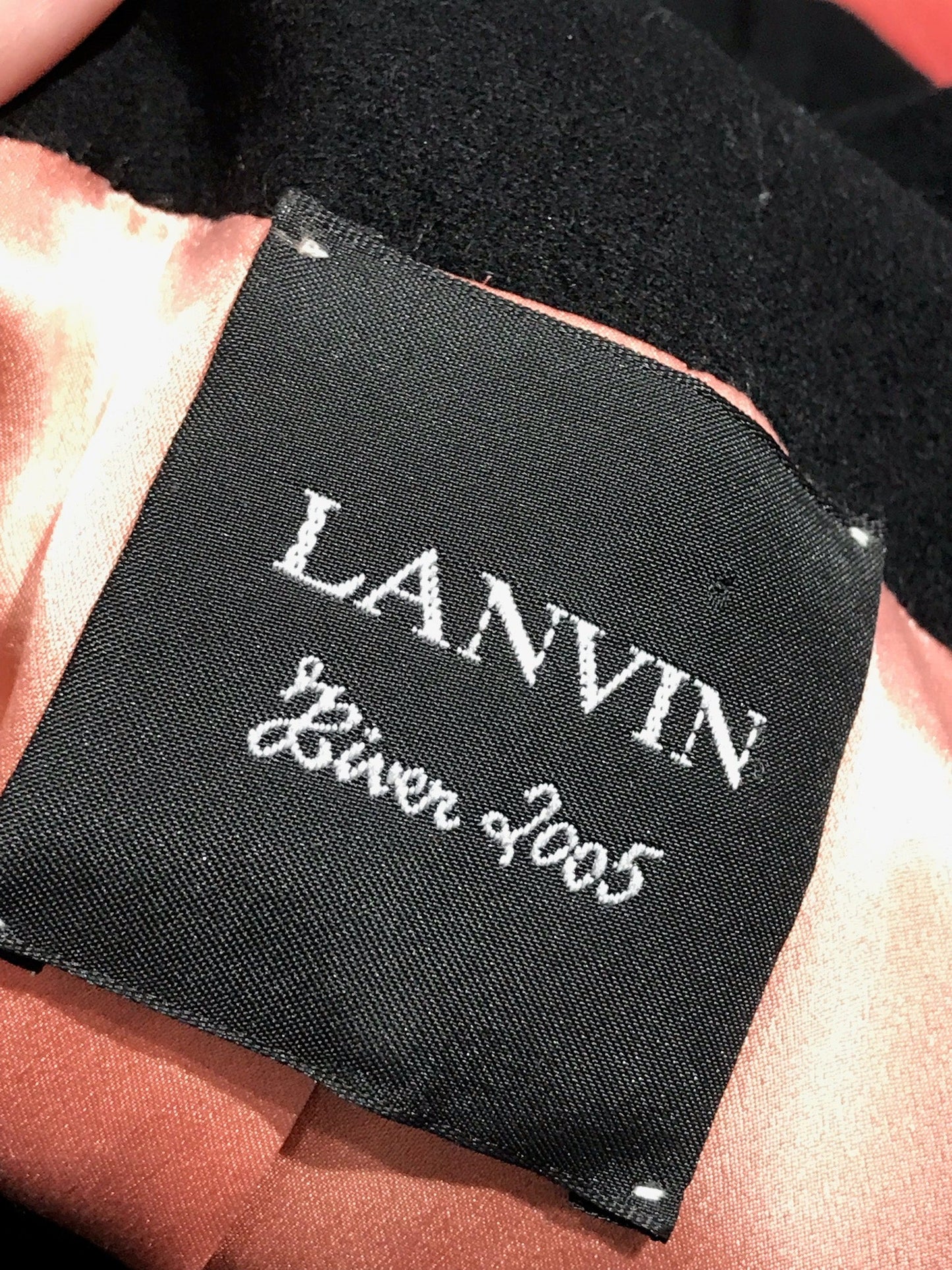 Veste Lanvin noire T.38