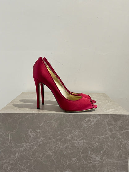 Escarpins Yves Saint Laurent rouge T 38.5