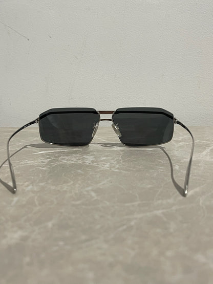 Lunettes de soleil Balenciaga argent