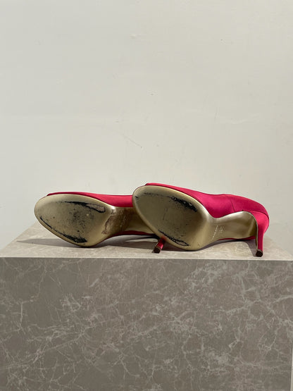 Escarpins Yves Saint Laurent rouge T 38.5