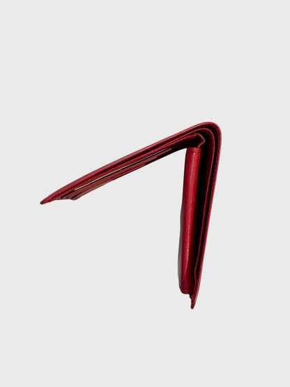 Portefeuille Louis Vuitton rouge