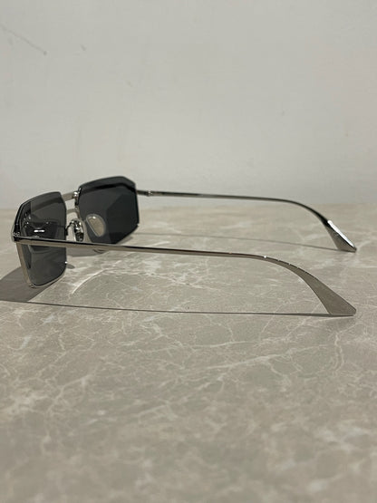 Lunettes de soleil Balenciaga argent