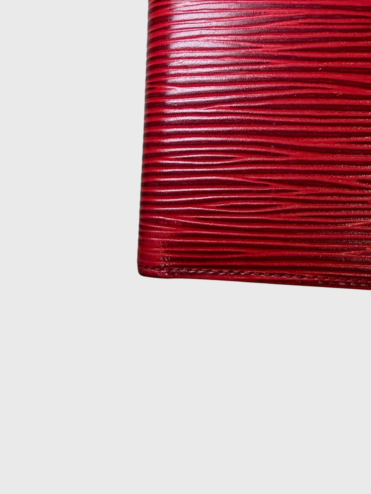 Portefeuille Louis Vuitton rouge
