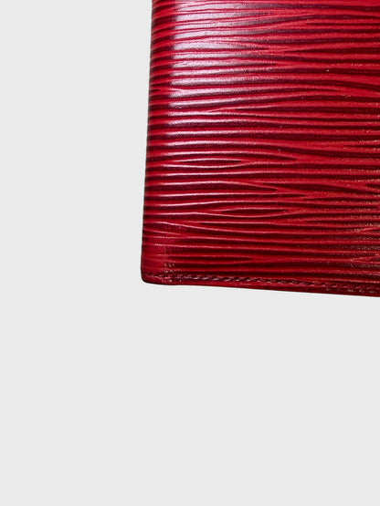 Portefeuille Louis Vuitton rouge