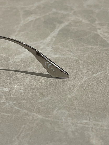 Lunettes de soleil Balenciaga argent