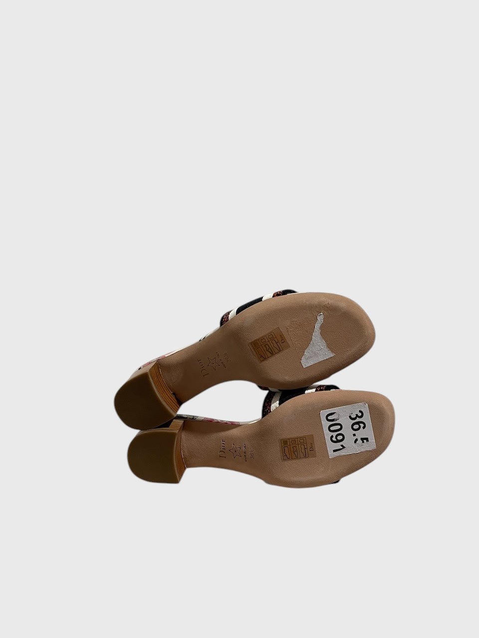 Mules Dior Dway T.36,5 Neuves