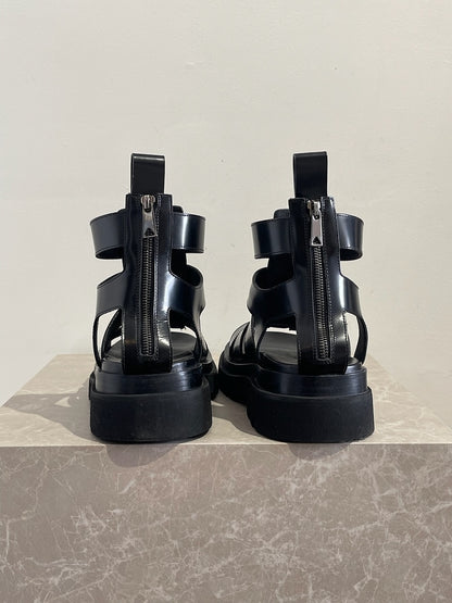 Sandales Bottega Veneta noires T.40