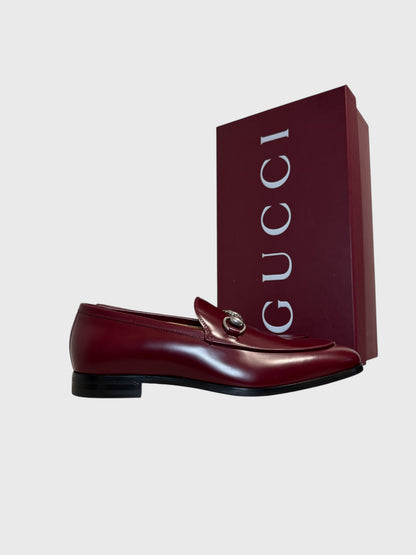 Mocassins Gucci bordeaux T.41