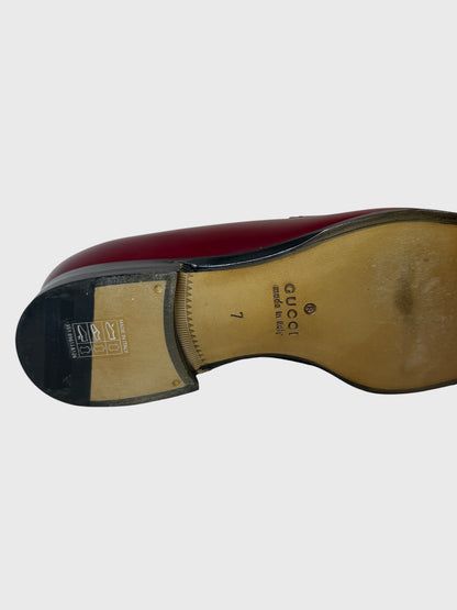 Mocassins Gucci bordeaux T.41