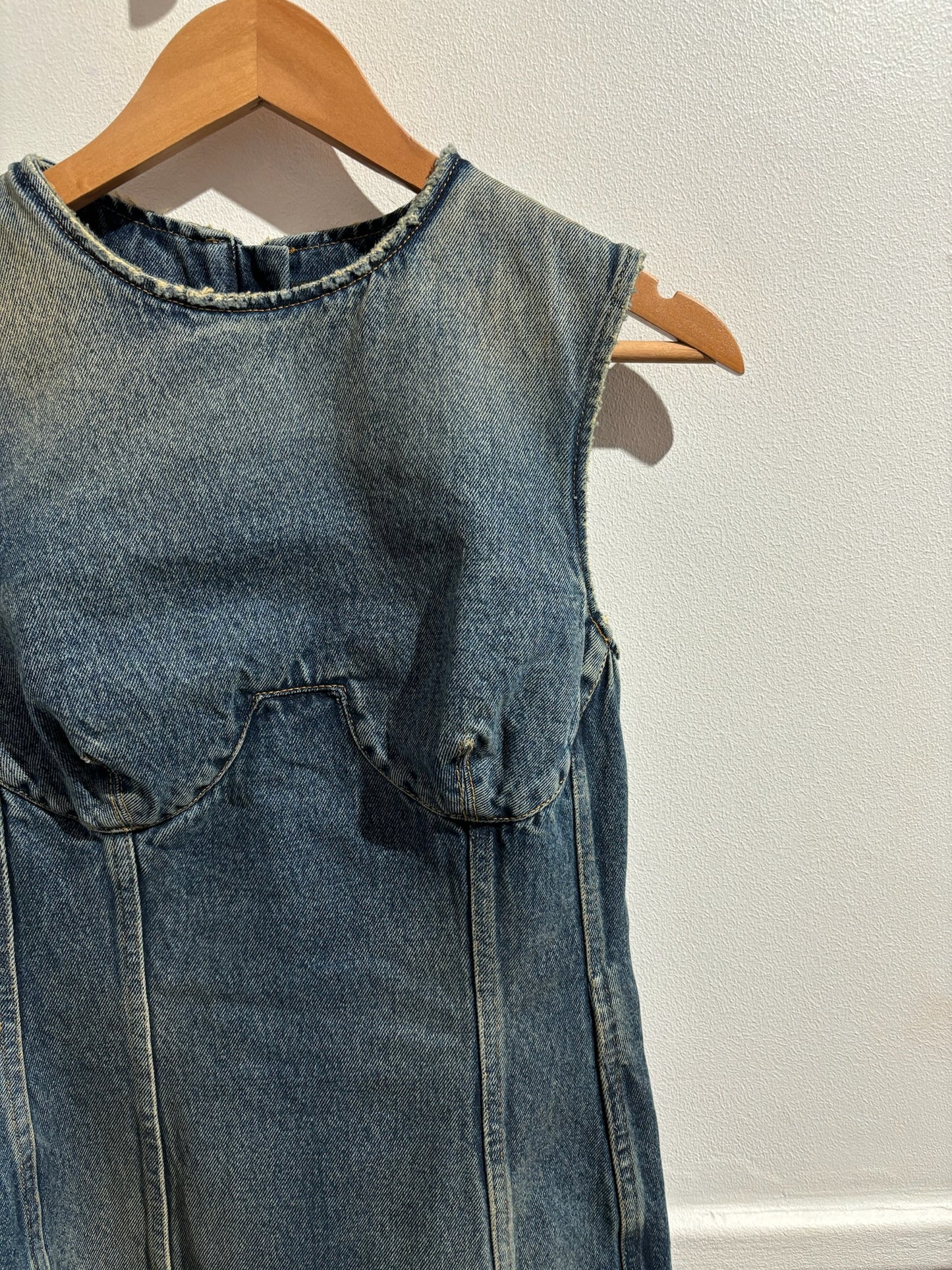 Robe Givenchy en jeans T.38