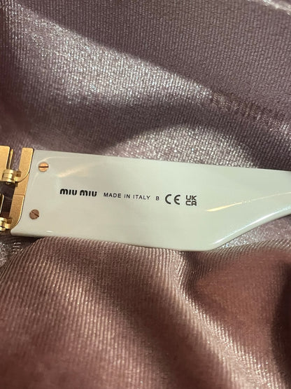Lunettes Miu Miu blanches