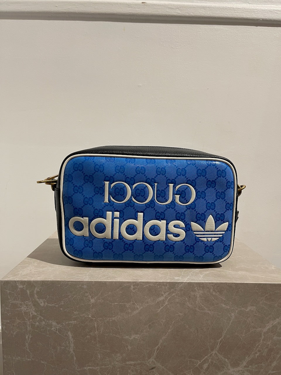 Sac Gucci x Adidas Bleu