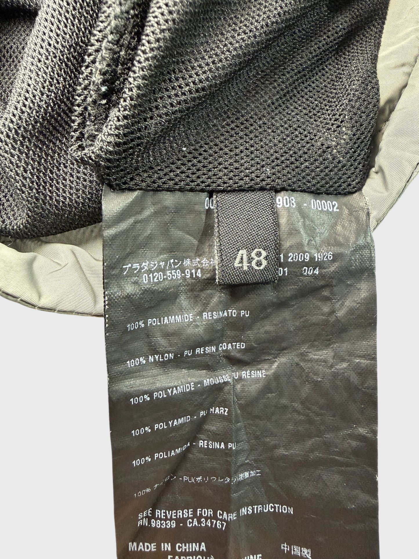 Short de bain Prada noir T.48