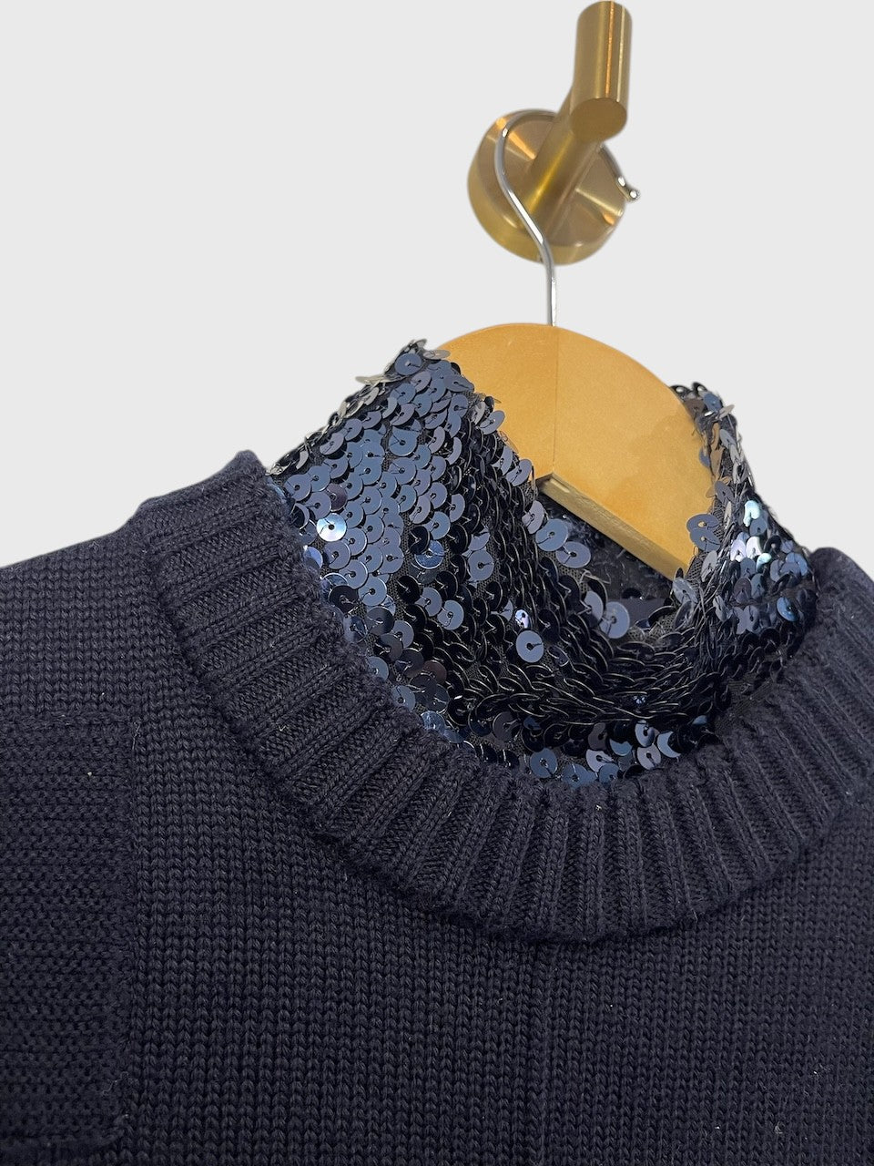 Pull Christian Dior bleu marine T.34