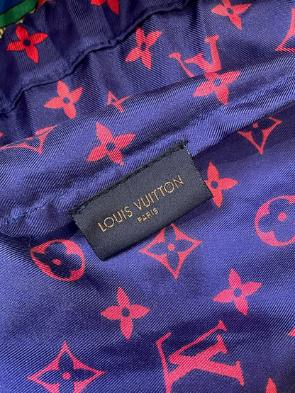 Foulard Louis Vuitton bleu