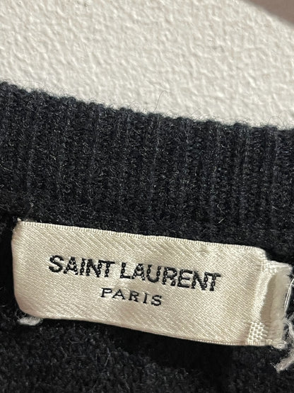 Pull Saint Laurent noir T.L