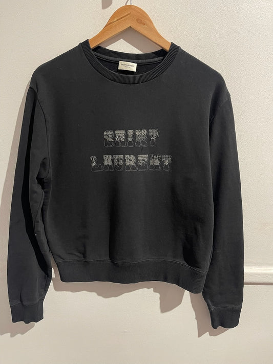 Sweat Saint Laurent noir T.M