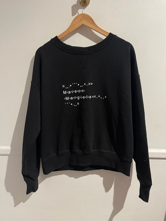Sweat Maison Margiela noir T.XS