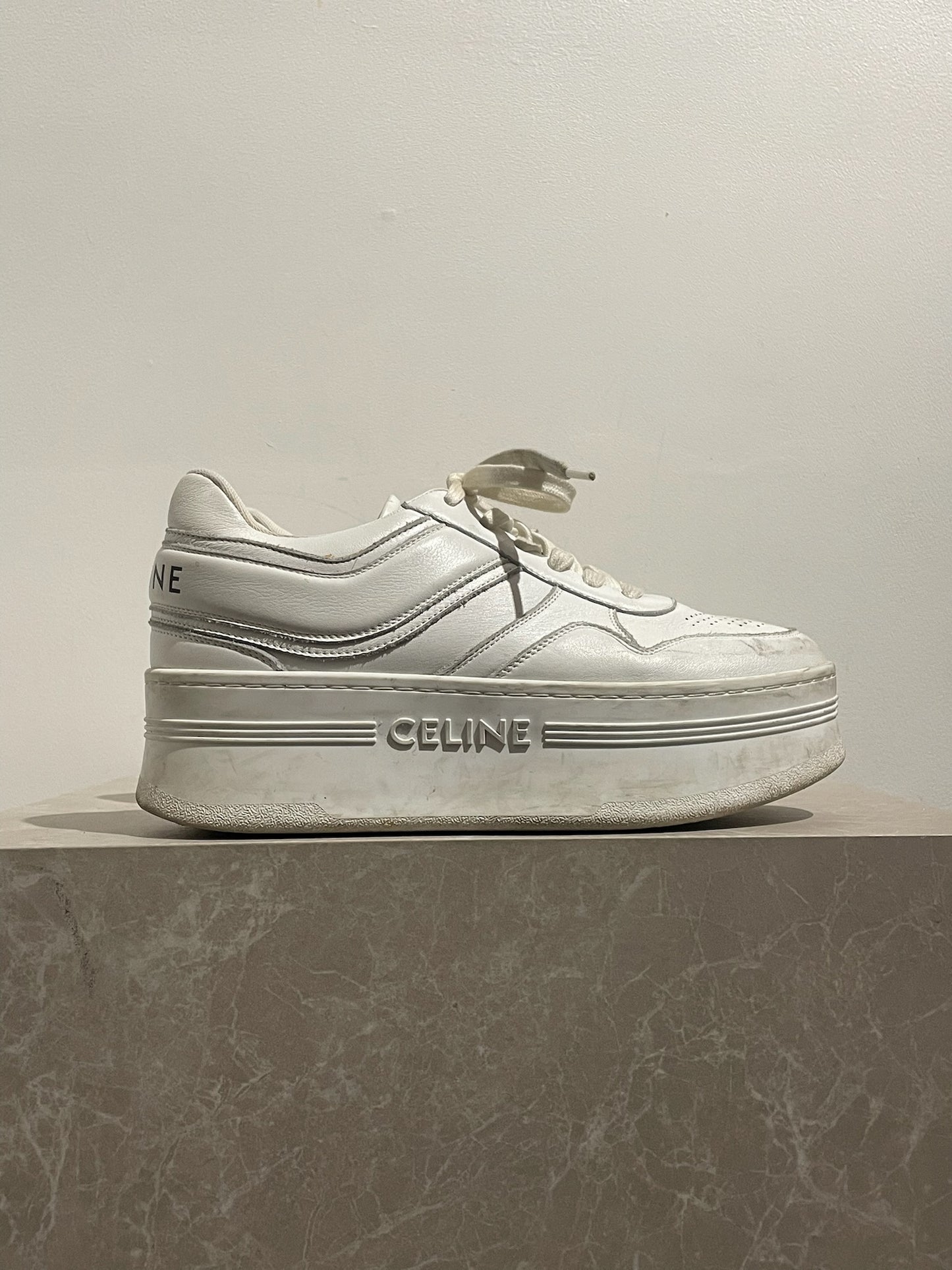 Basket Celine Block blanches T.38