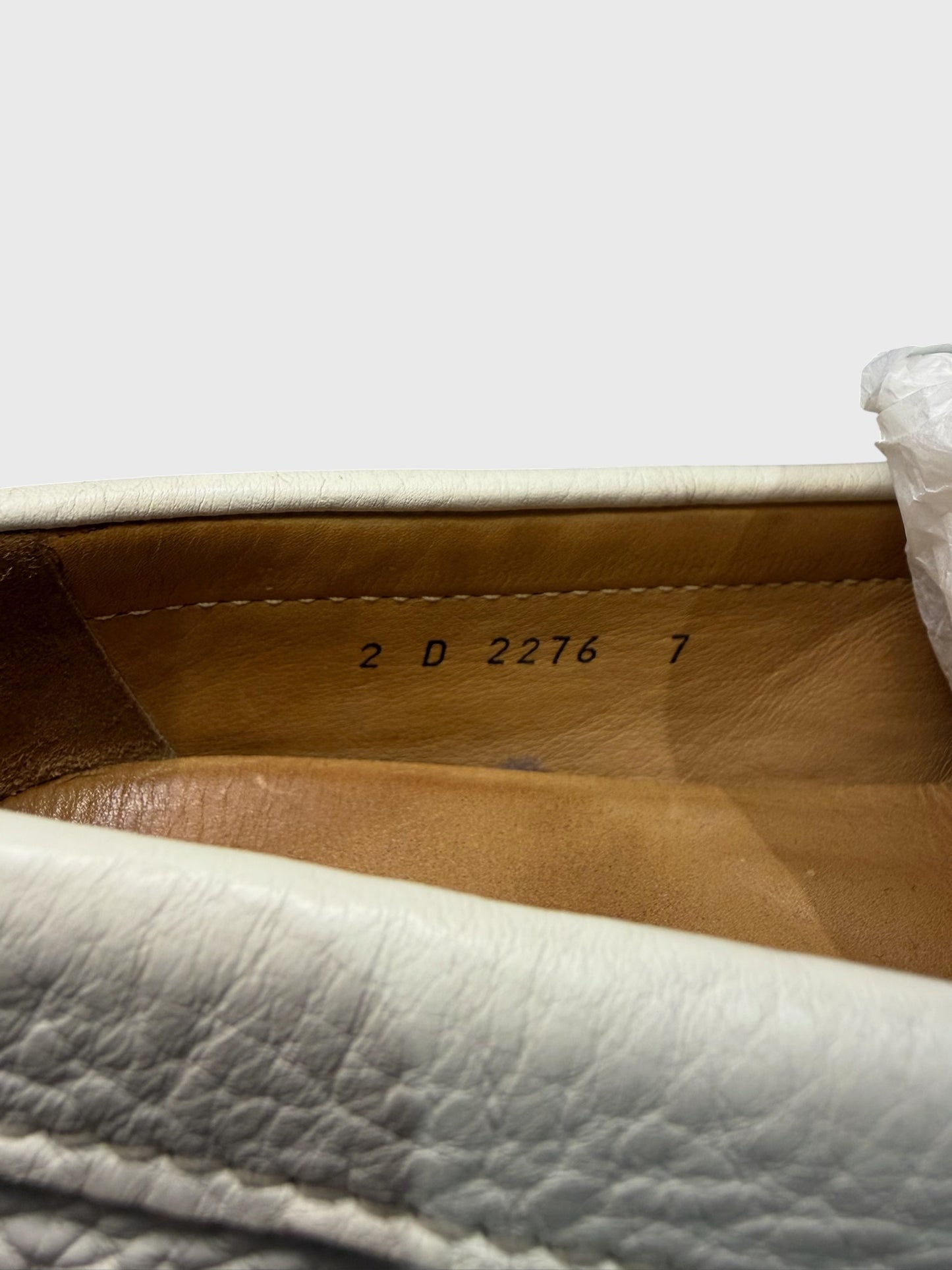 Mocassins Prada blanc T.41