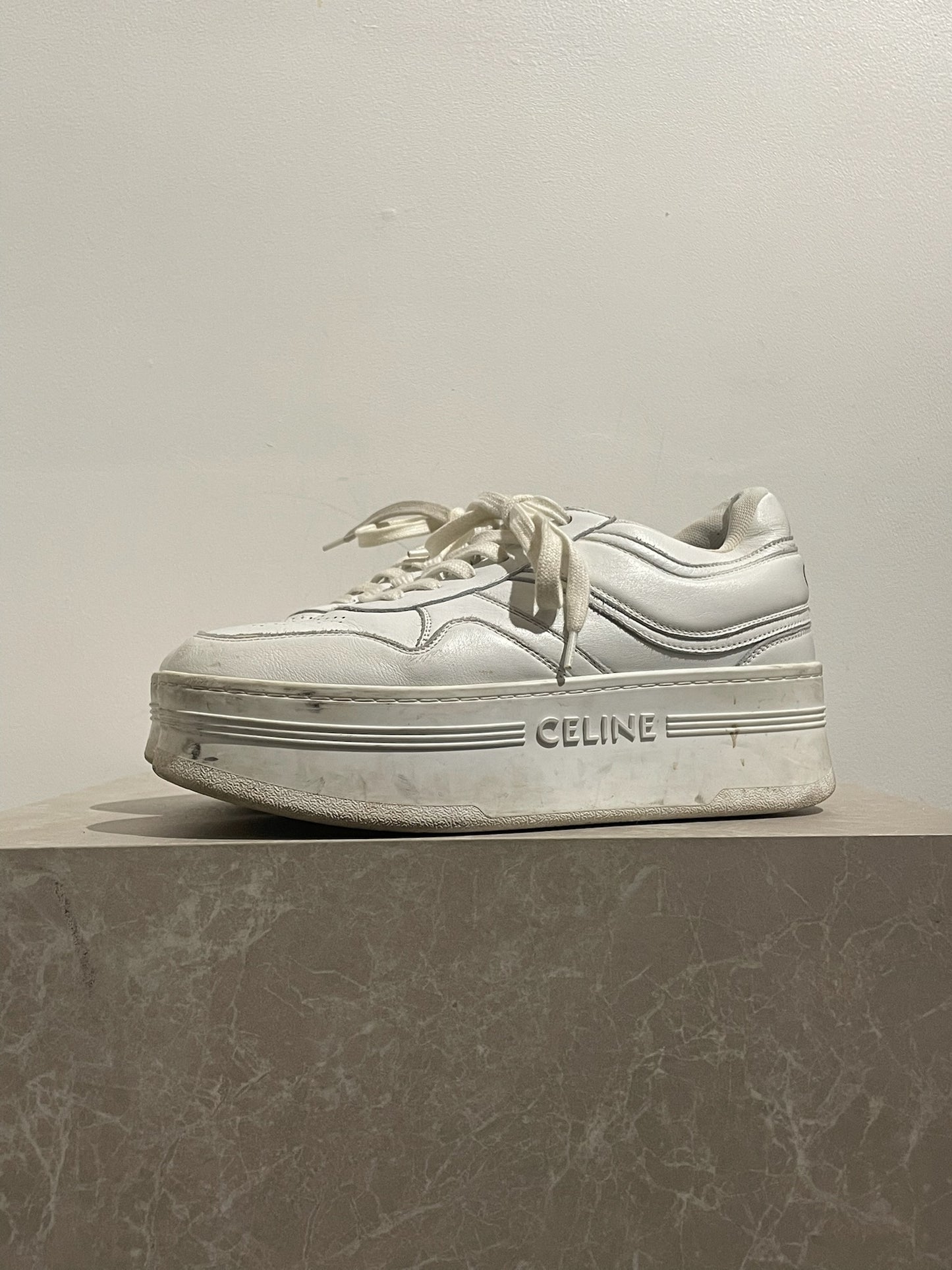 Basket Celine Block blanches T.38