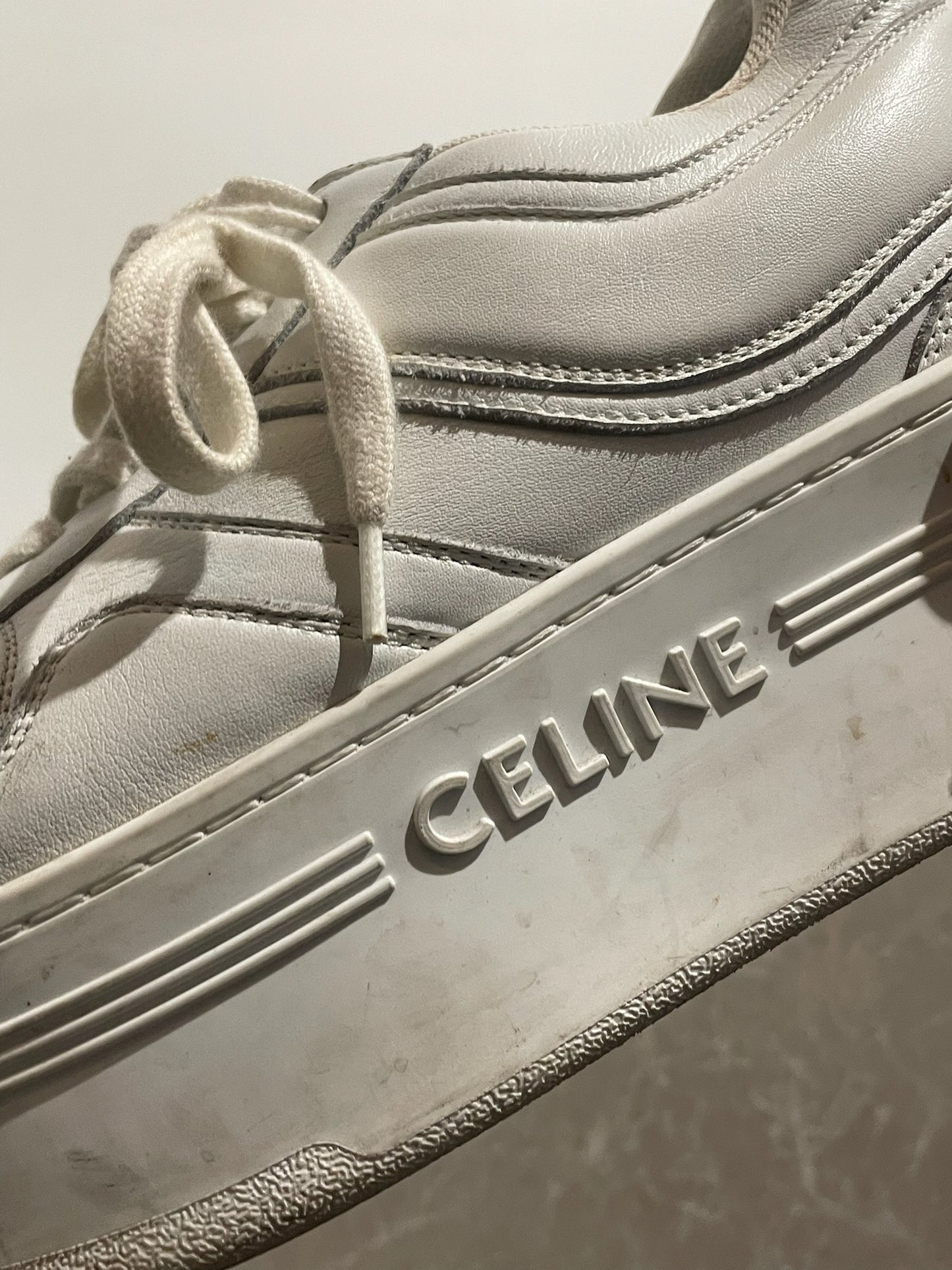 Basket Celine Block blanches T.38