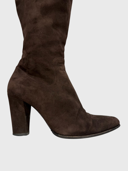 Bottes Yves Saint Laurent marron T.36,5