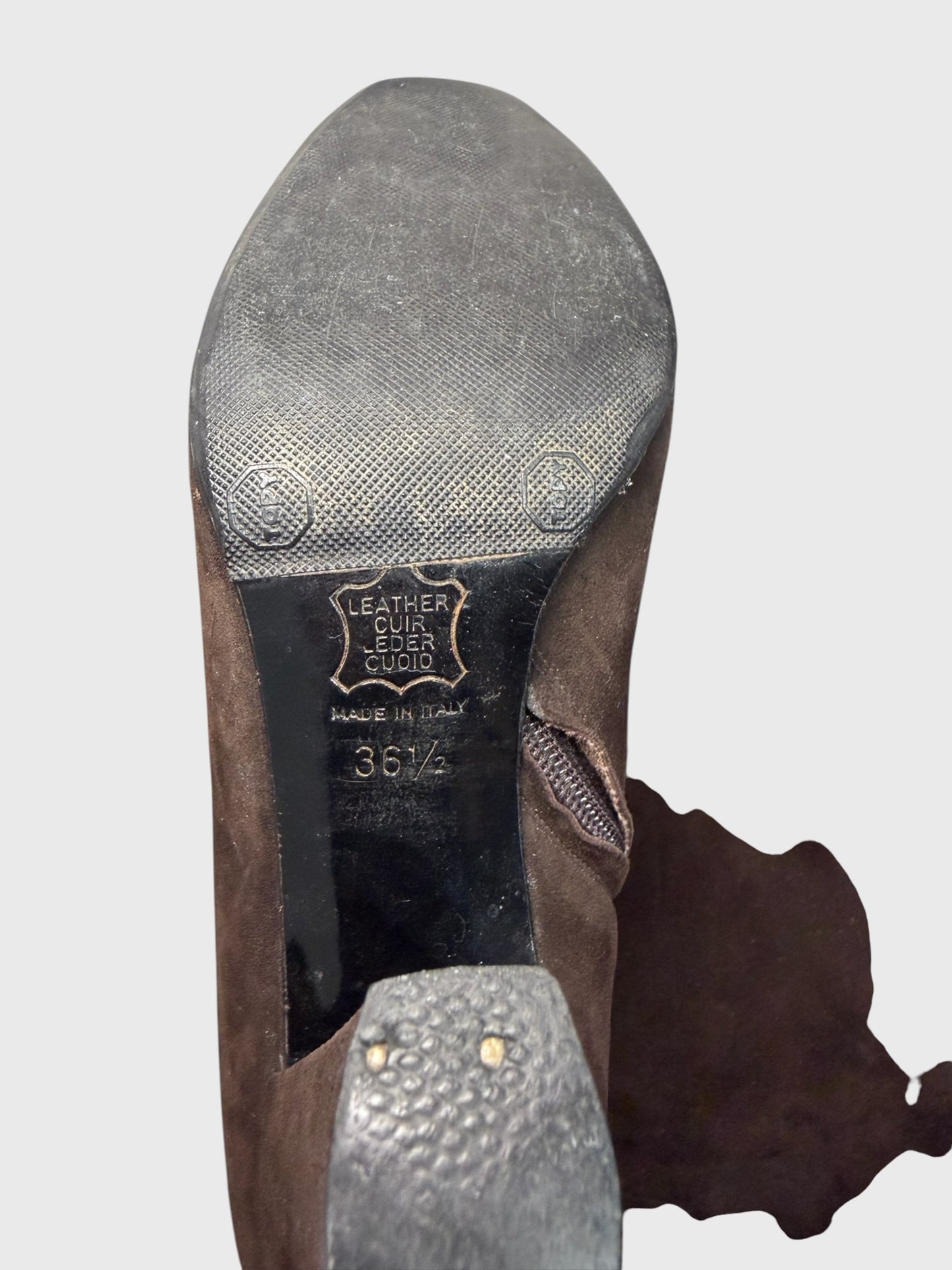 Bottes Yves Saint Laurent marron T.36,5