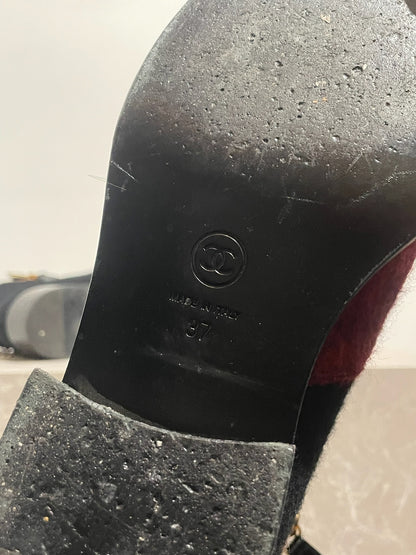 Bottines Chanel noires T.37