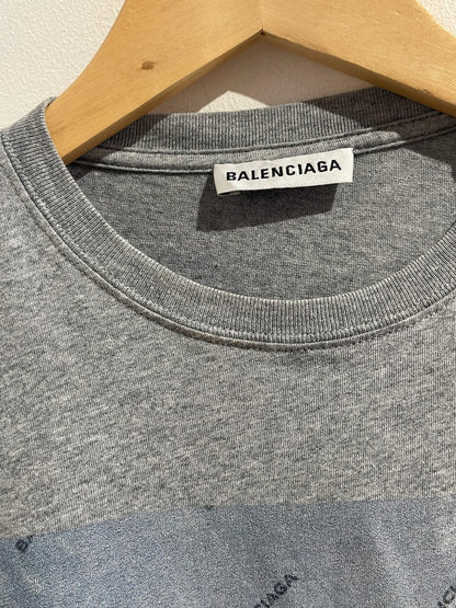 T-shirt Balenciaga gris T.XS