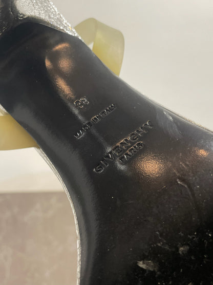 Sandales Givenchy argents T.38