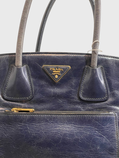 Sac Prada bleu marine