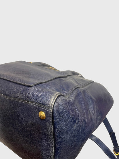 Sac Prada bleu marine