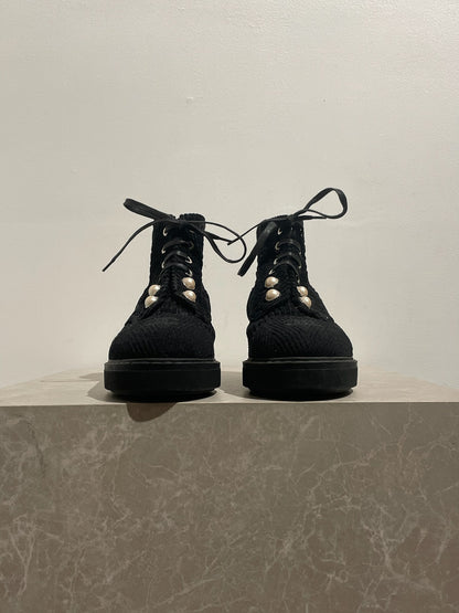 Bottines Chanel noires T.38