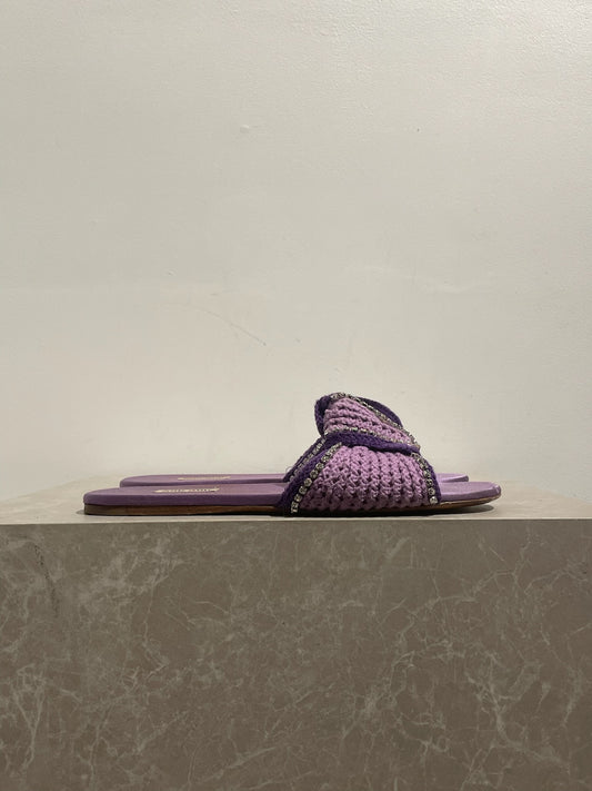 Mules Miu Miu violette T.38