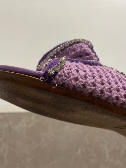 Mules Miu Miu violette T.38