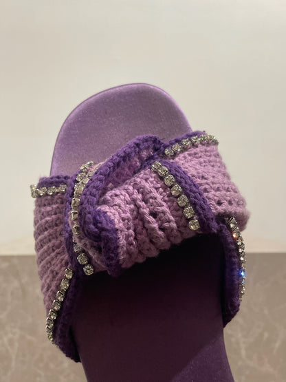 Mules Miu Miu violette T.38