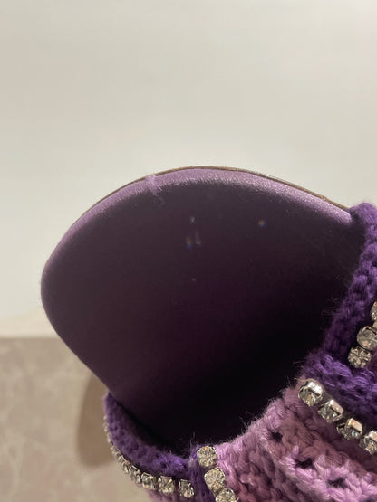 Mules Miu Miu violette T.38