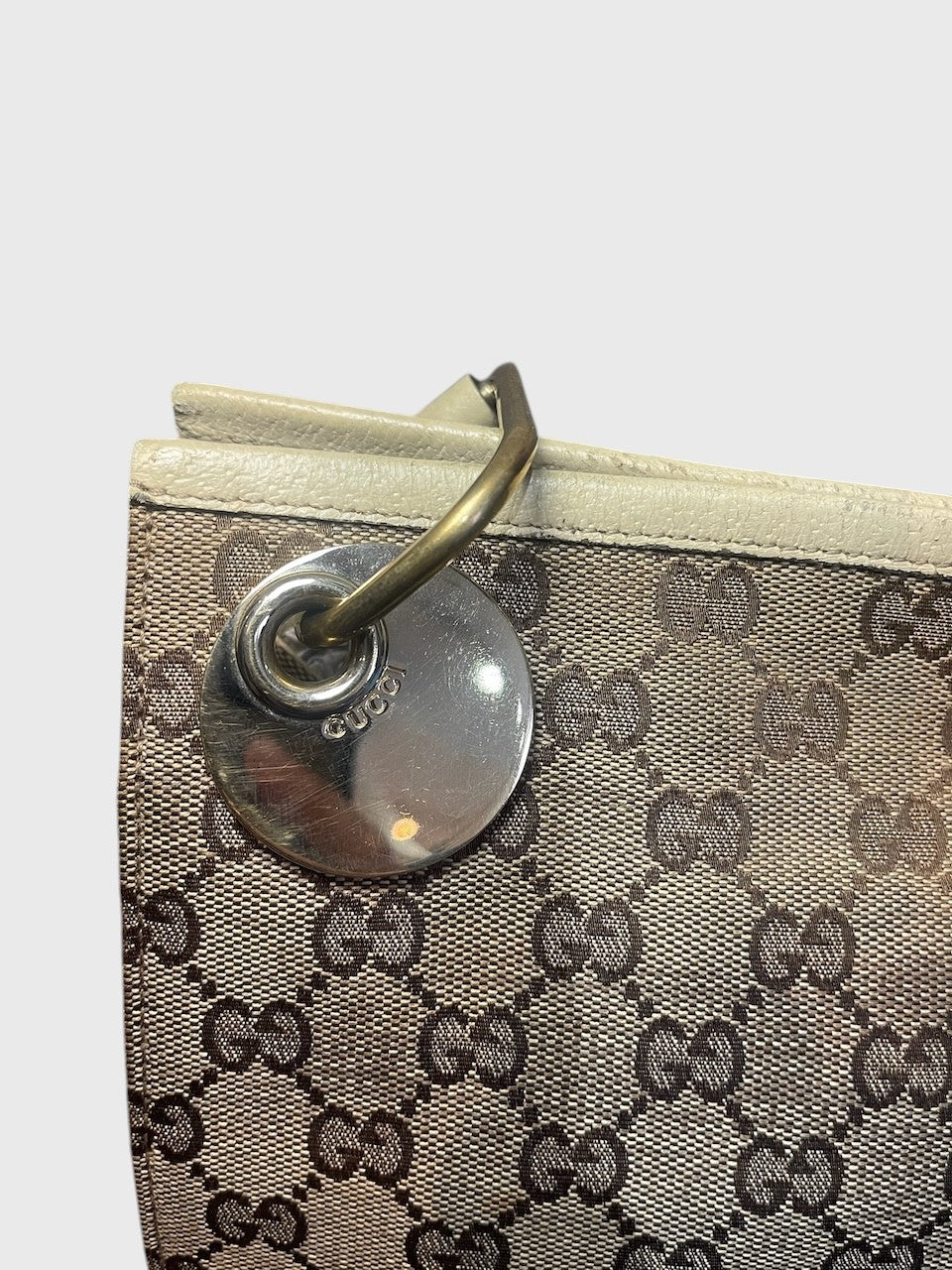 Sac Gucci toile GG beige