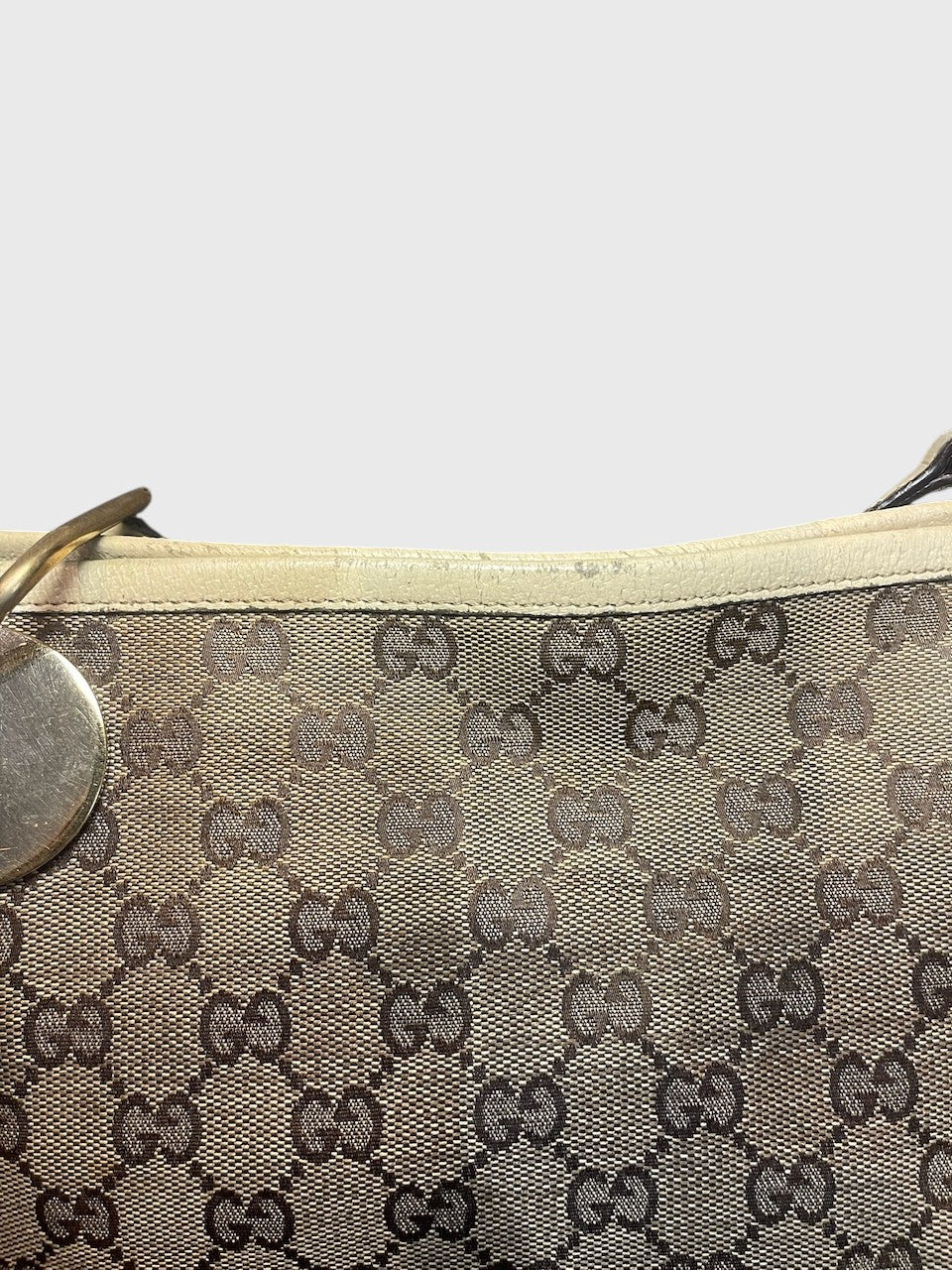 Sac Gucci toile GG beige