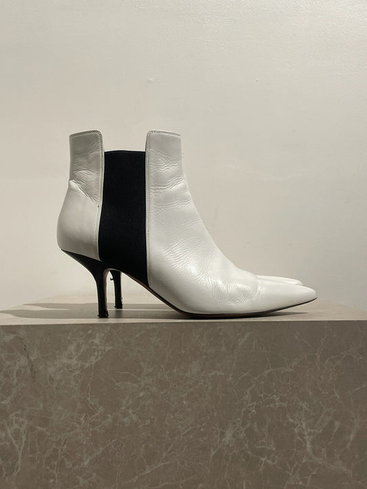 Bottines Céline blanches T.37,5