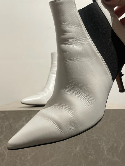 Bottines Céline blanches T.37,5