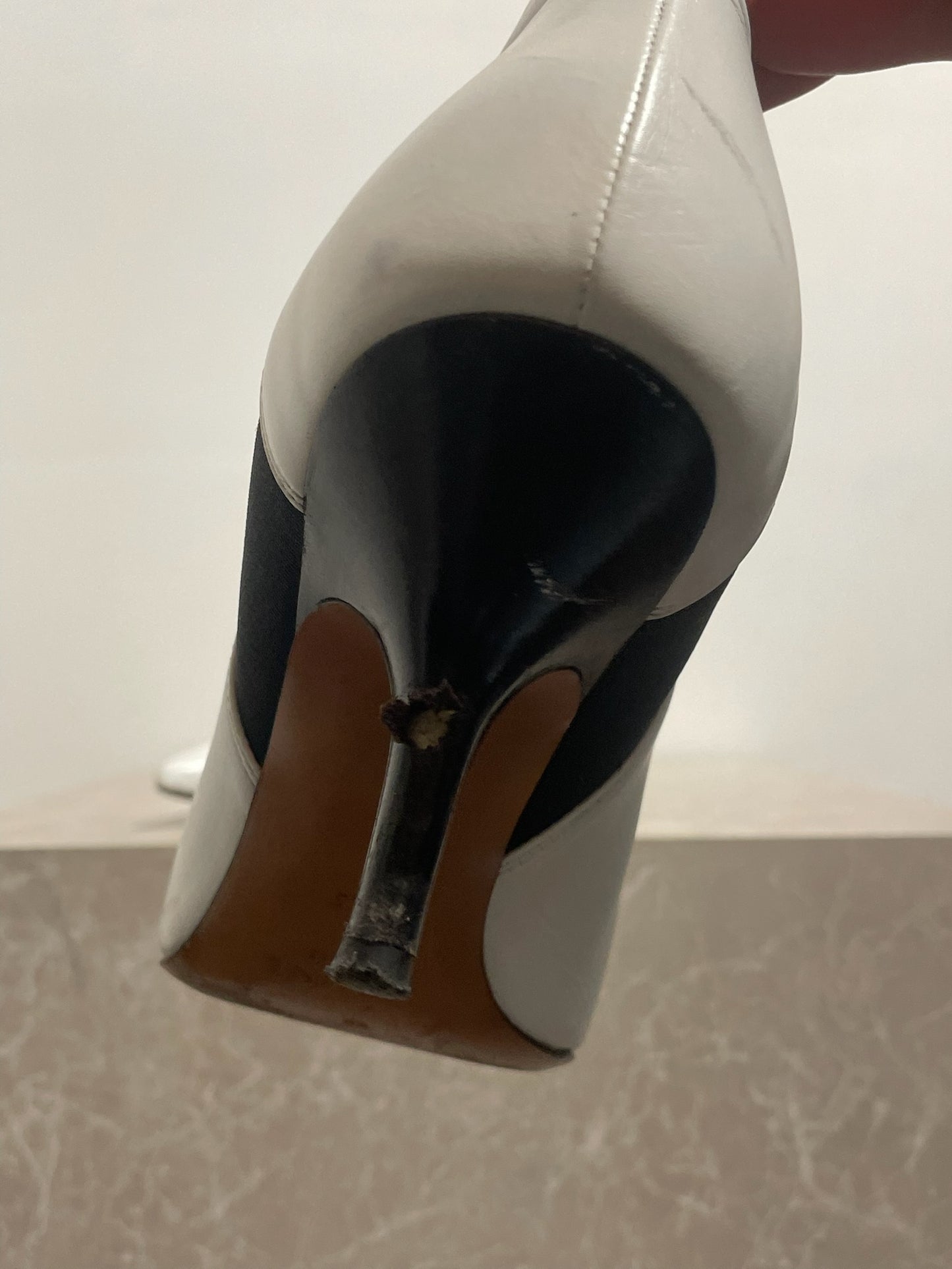 Bottines Céline blanches T.37,5