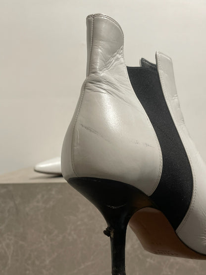 Bottines Céline blanches T.37,5