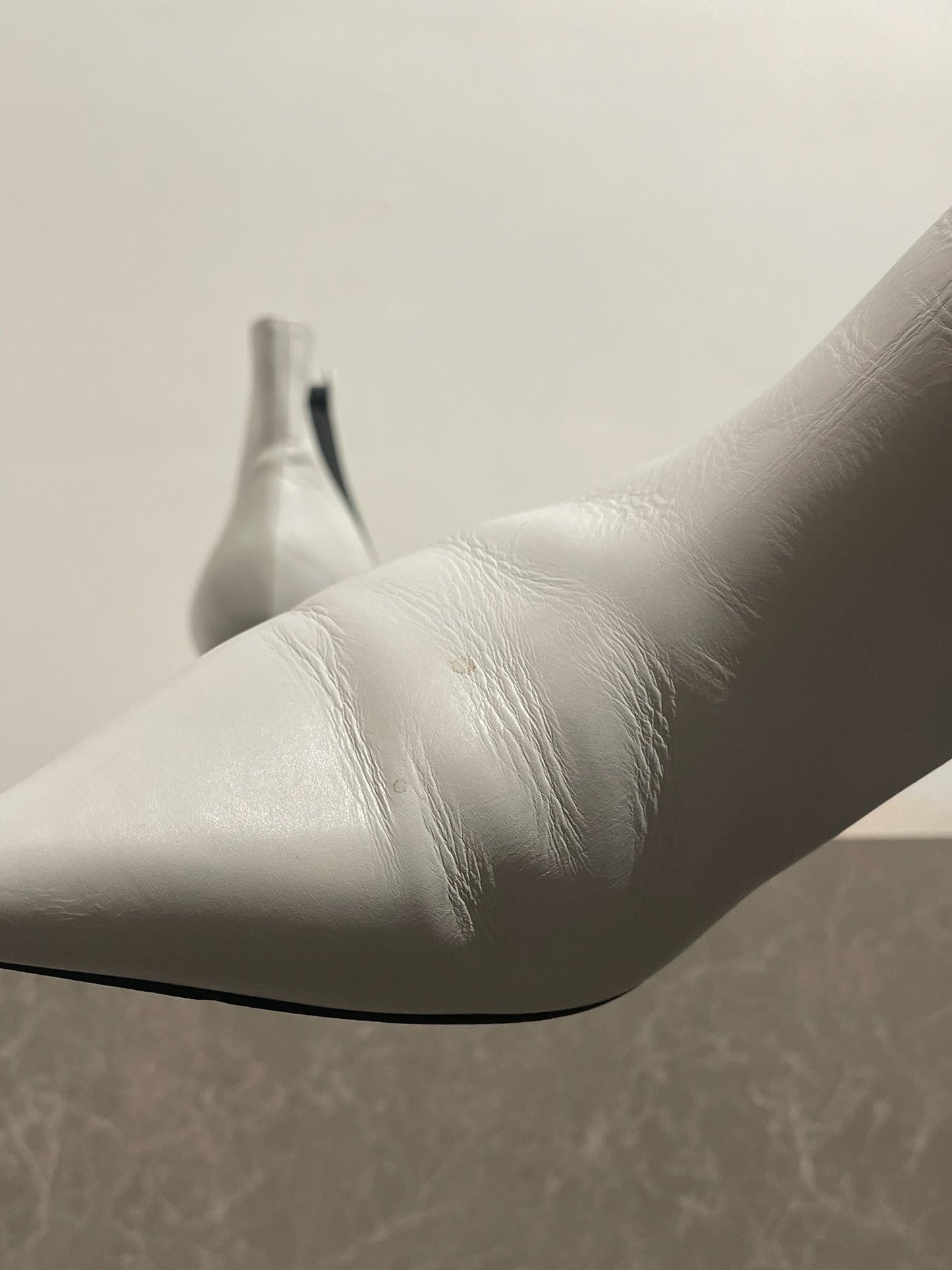 Bottines Céline blanches T.37,5