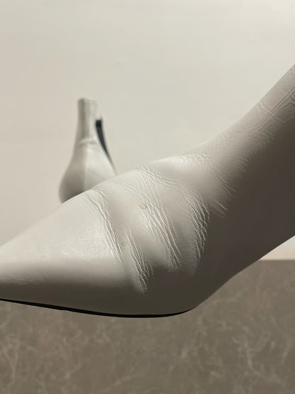 Bottines Céline blanches T.37,5