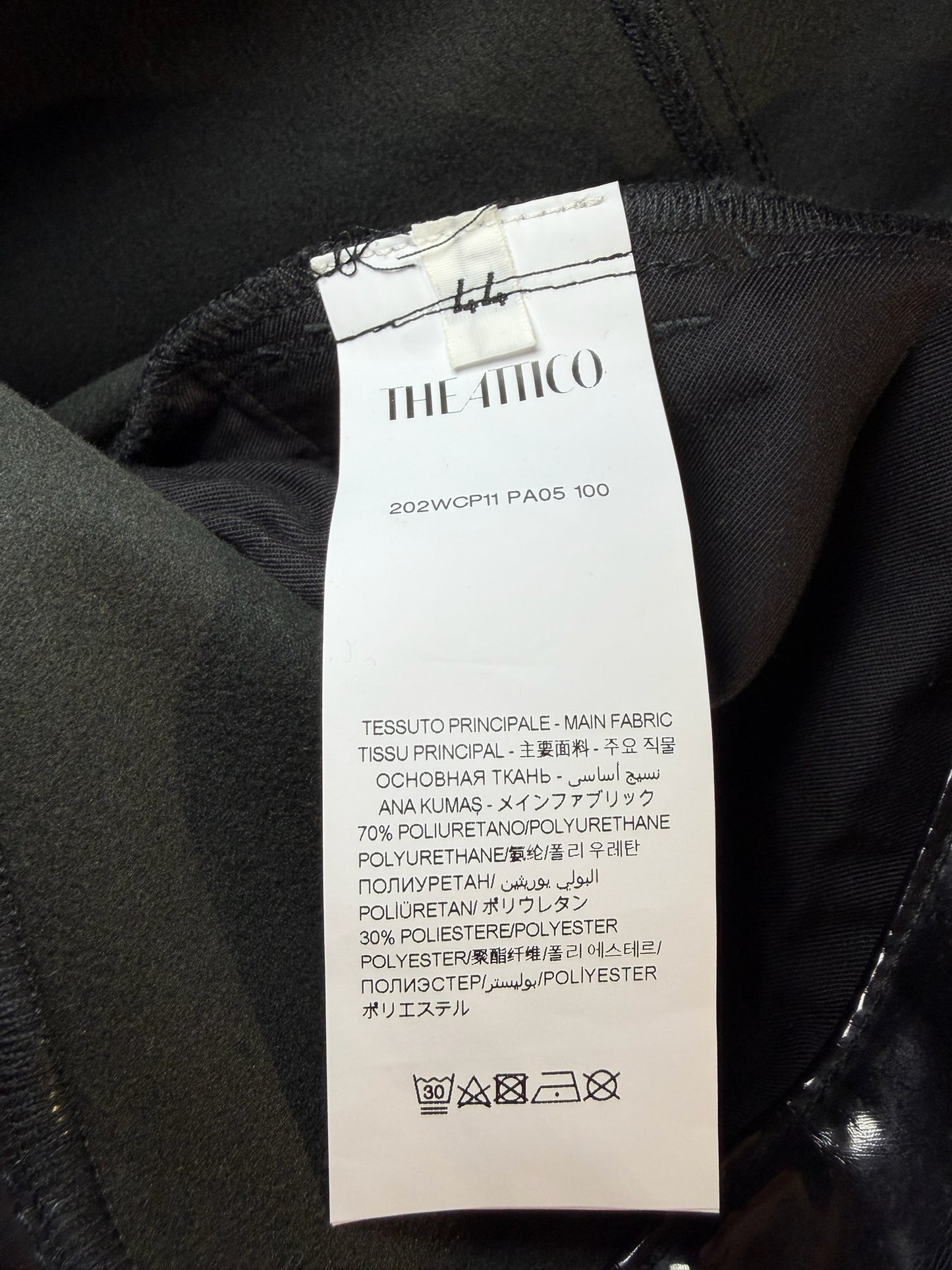 Pantalon The Attico vinyle T.40