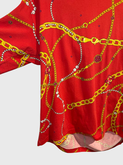 T-shirt Balenciaga rouge T. XS