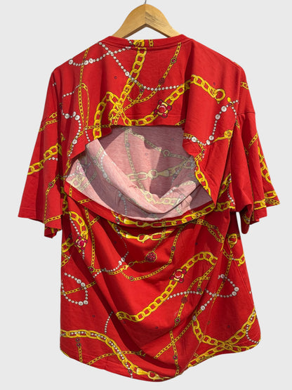 T-shirt Balenciaga rouge T. XS