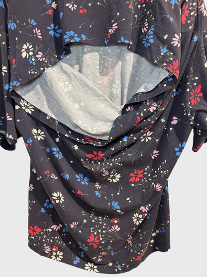 T-shirt Balenciaga bleu T. XS